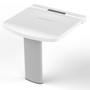 AKW Onyx Fold-up Shower Seat White